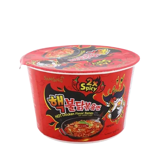 Nouilles Buldak 2x Spicy en bol